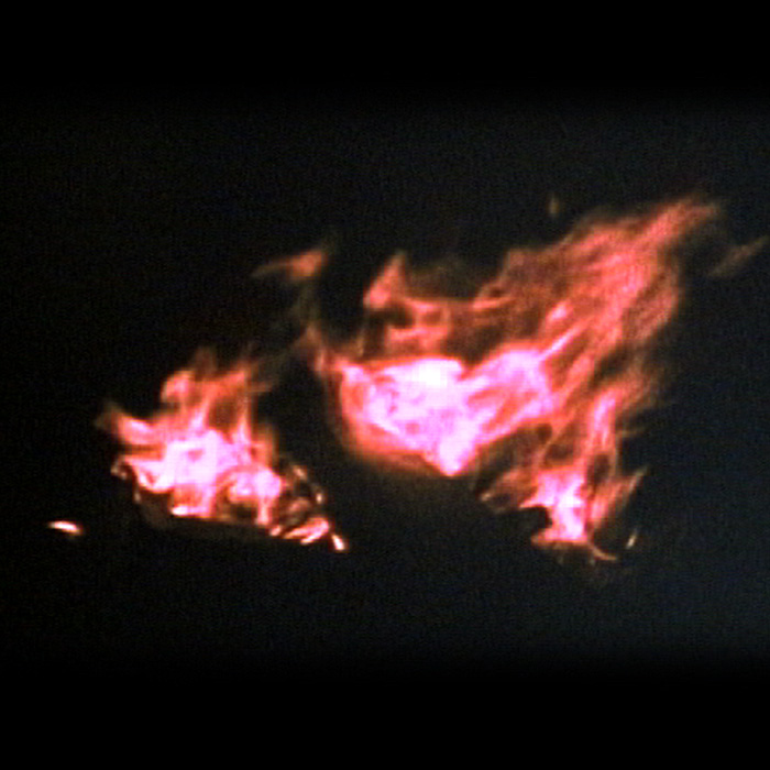 A 16mm still of a fire.